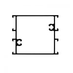 Travesaño puerta 1.01 kg/m